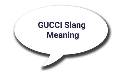 defie gucci|gucci slang origin.